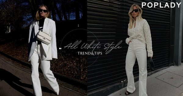 悄來一抹純白溫柔女人味:歐美街拍時髦人士率先示範,冬日盛裝打扮的全白濃厚氣息