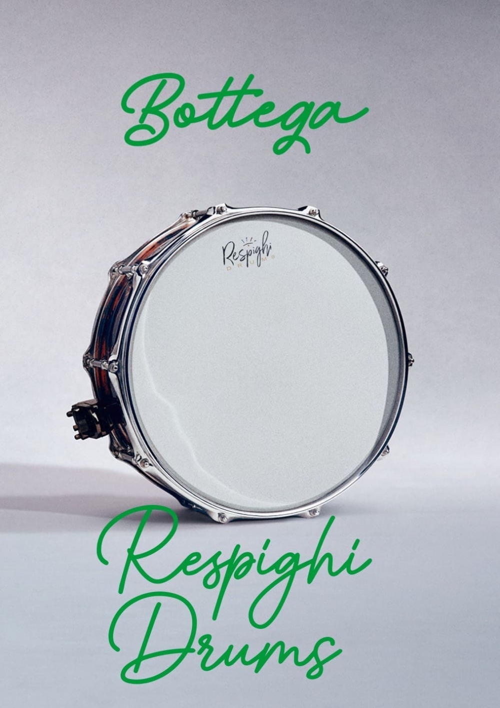 BOTTEGA Respighi Drums手工製鼓,縫製技術與西裝精湛的工藝相同。