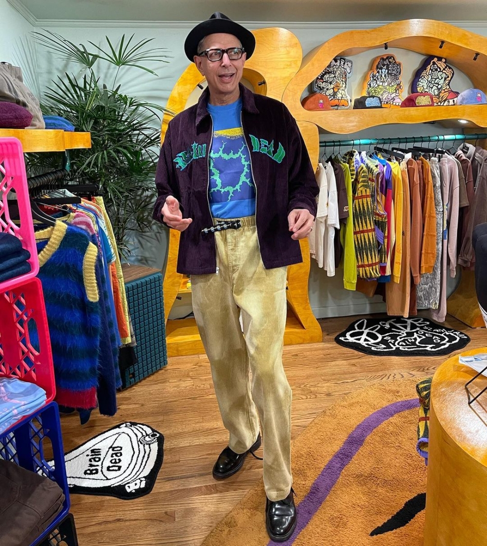 提及Jeff Goldblum，曾經演出《變形人魔》（The Fly）、《侏羅紀公園》（Jurassic Park ）等多部經典電影。