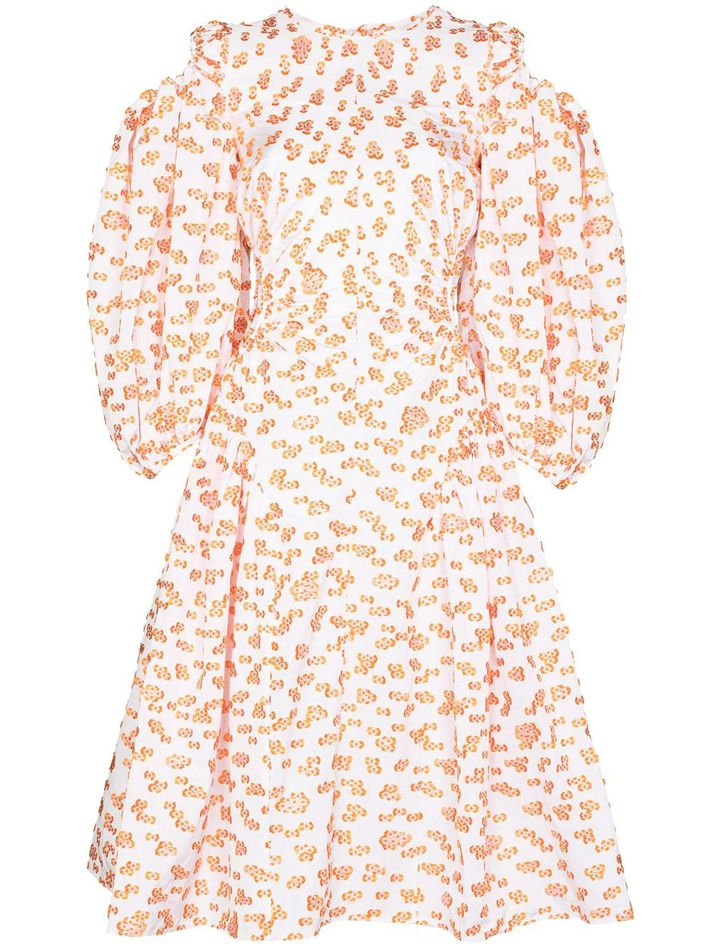 Cecilie Bahnsen泡泡袖連衣裙。