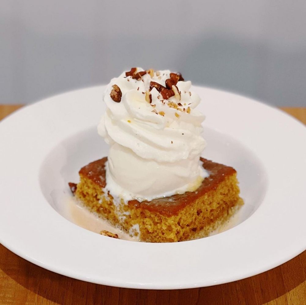 無花果布甸蛋糕是泰國受歡迎的甜品。