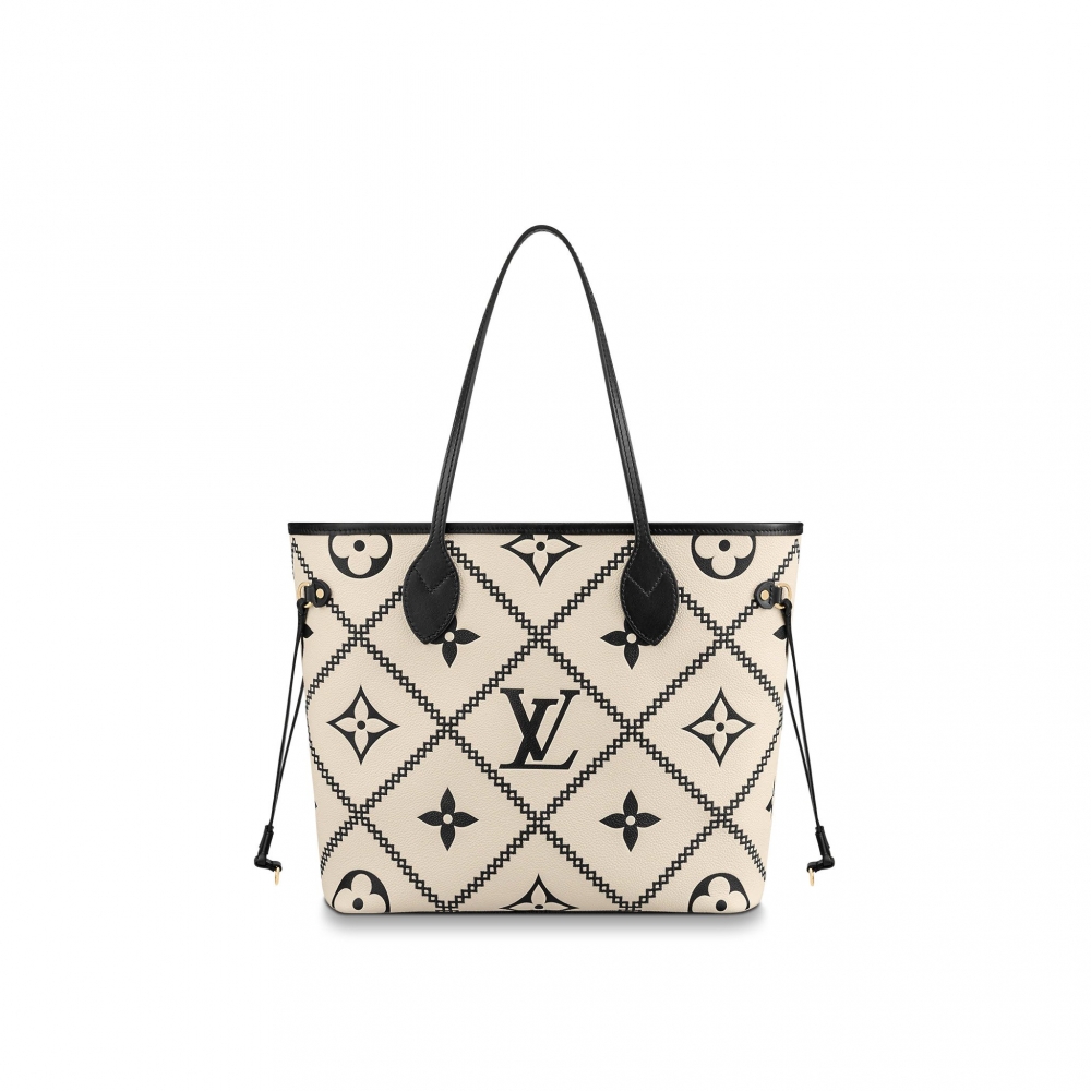 Louis Vuitton Neverfull MM,呈現高雅又兼具實用性。
