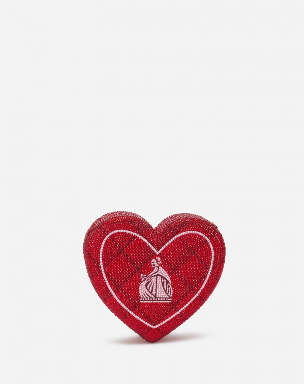 Lanvin Heart Minaudiere亮眼奢華的紅色氣息。