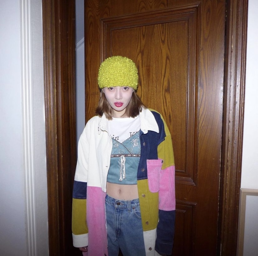 貼頭的毛帽，讓頭型看起來更飽滿，不會有塌陷的怠惰感。