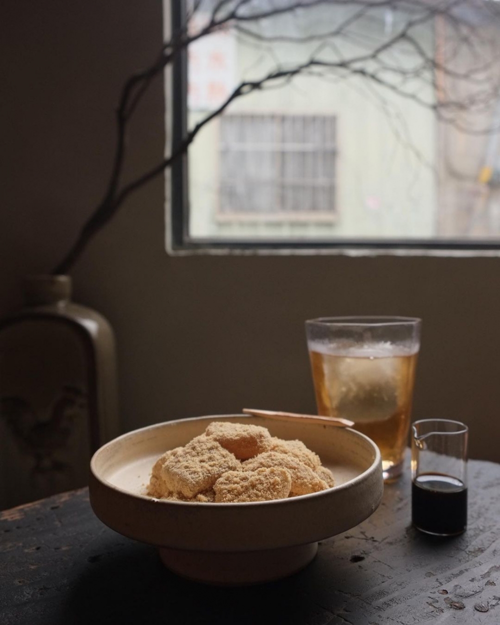 除了日式糰子之外蕨餅也是店內招牌。