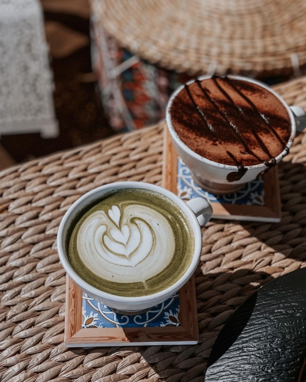 一杯Matcha Latte,抹茶的香氣往往能喚醒心中的淡然。