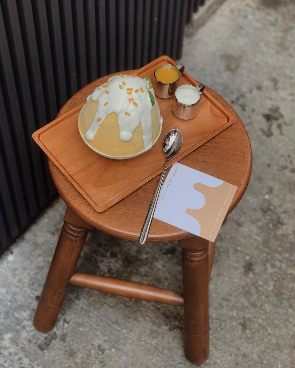 如小山丘般的療癒刨冰，特別讓人想在冬日時刻品嚐。