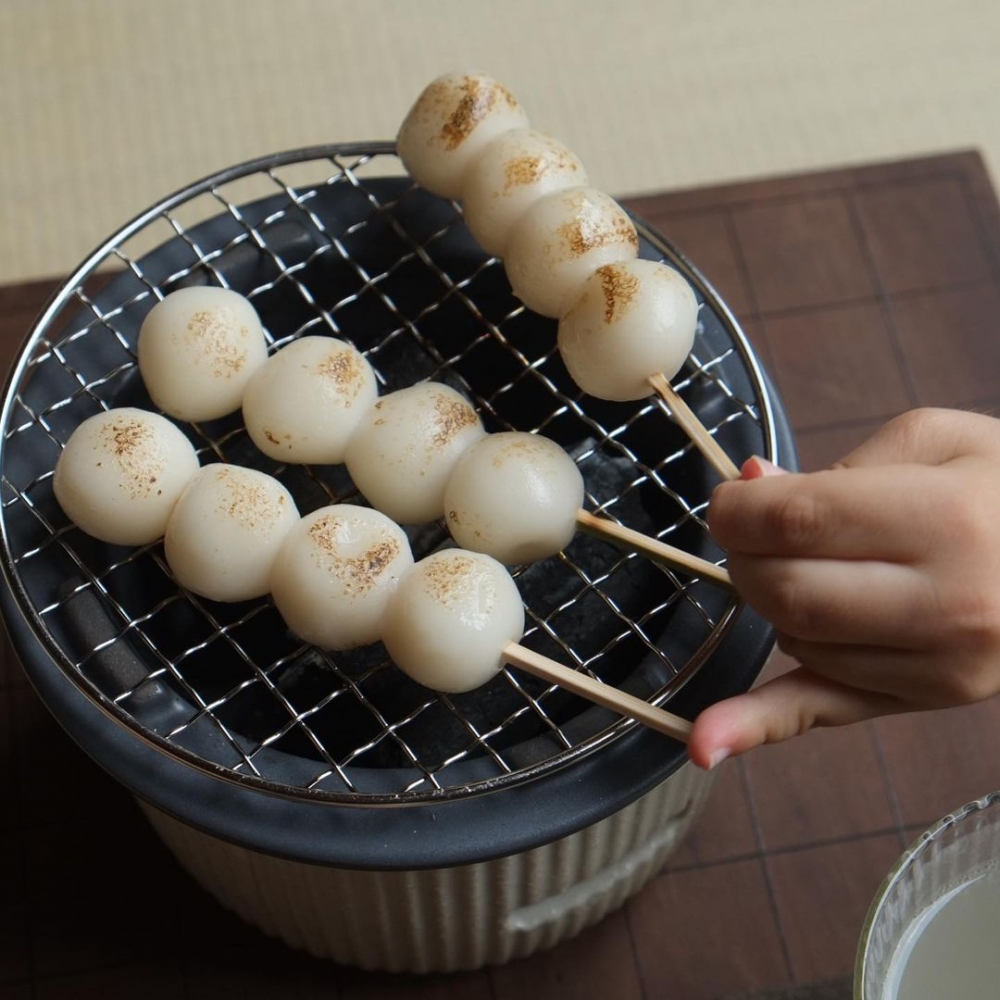 烤過的日式糰子,口感特別的美味。