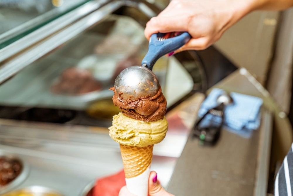 店內販售多款雪糕與雪葩讓人陶醉。