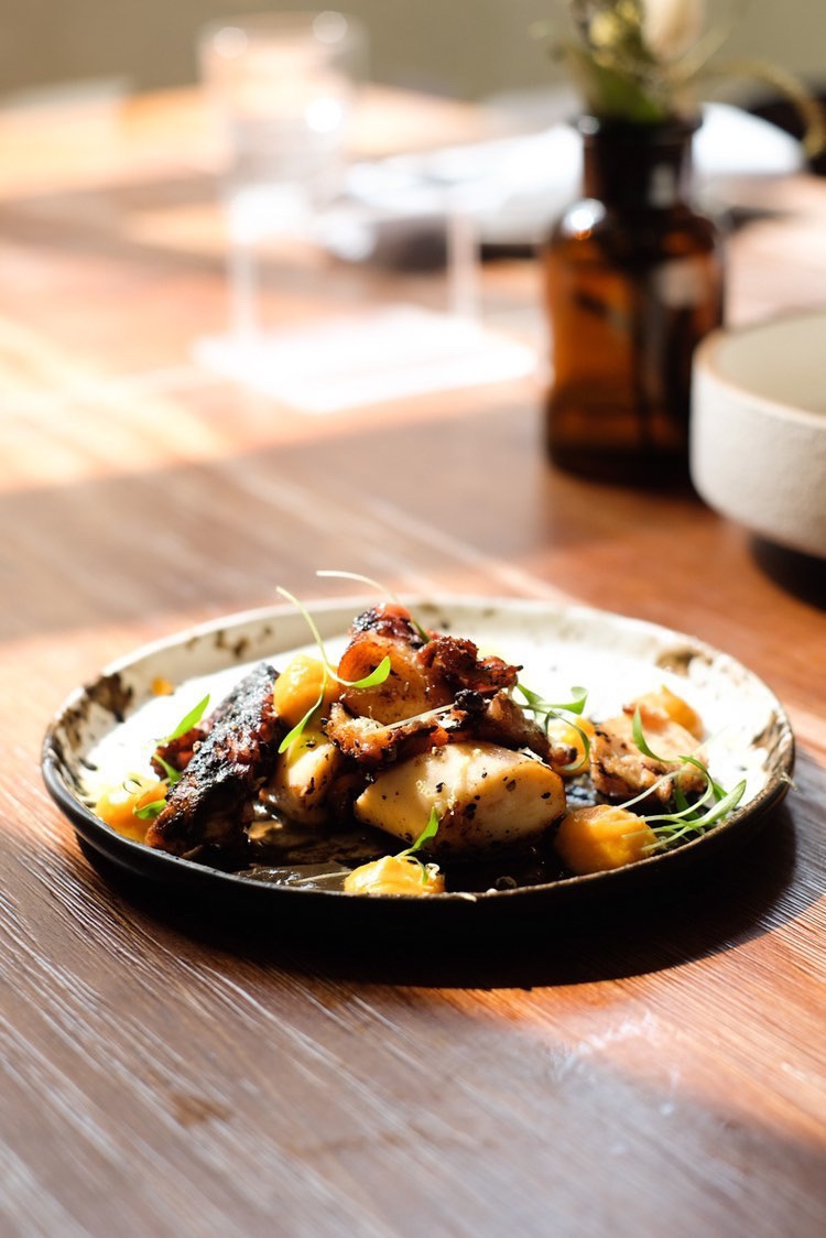 Grilled Octopus烤八爪魚。