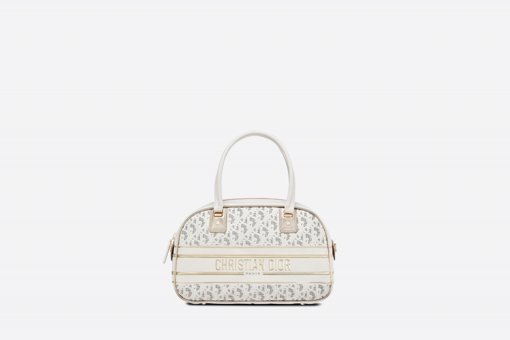 Dior Vibe Classic Bowling Bag,糅合Dior Oblique印花的中號尺寸。