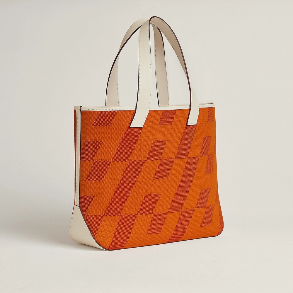 HERMES（エルメス）- Cabas H en Biais 40 フーオレンジ 964518-11.jpg