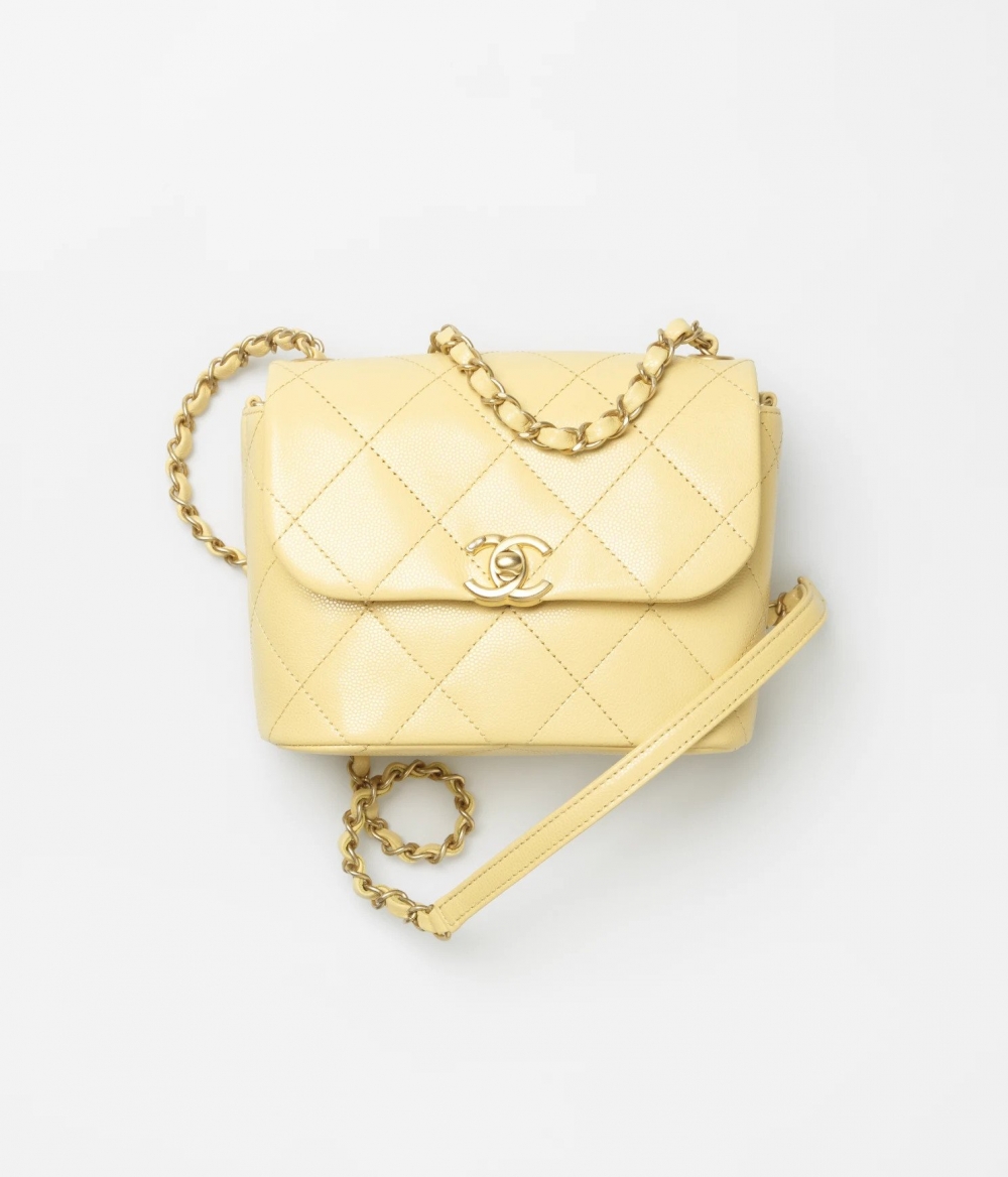 CHANEL Mini Flap Bag極富奢華又亮眼。