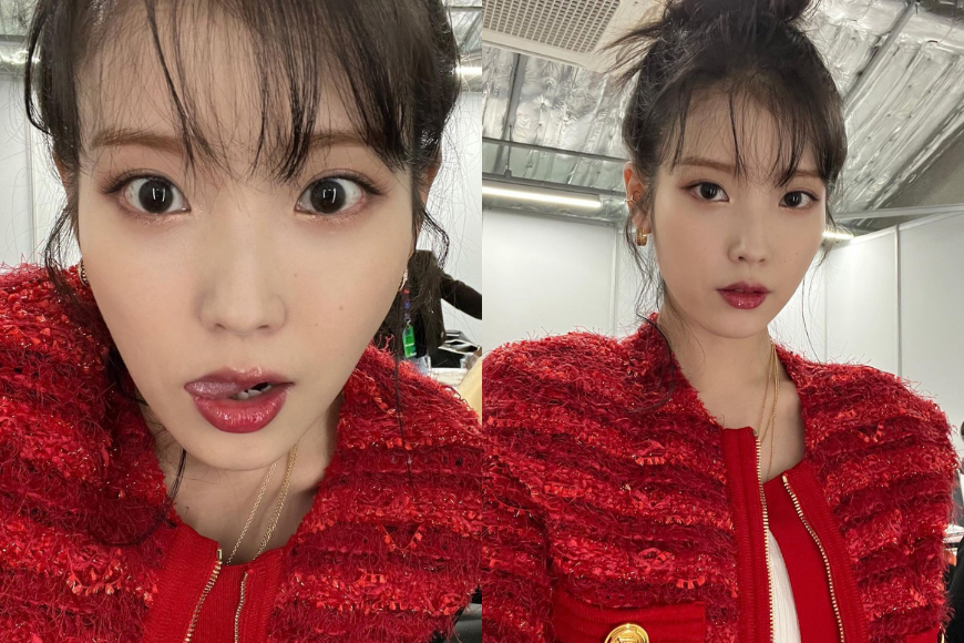IU的紅唇妝很可愛,其實紅唇並不定要配厚唇!