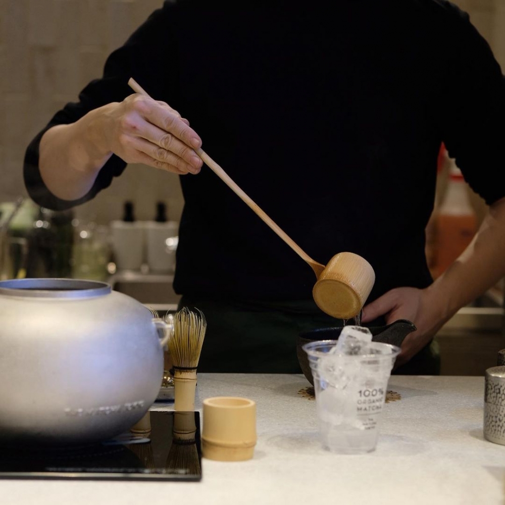 THE MATCHA TOKYO獨特配制的手法,製作每一項甜品。