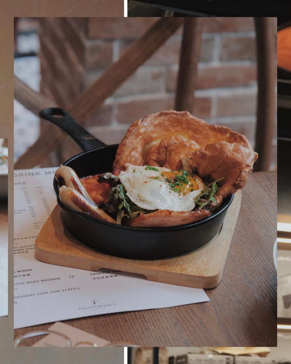 Yorkshire將All Day Breakfast改用Dutch Baby Pancake班戟。