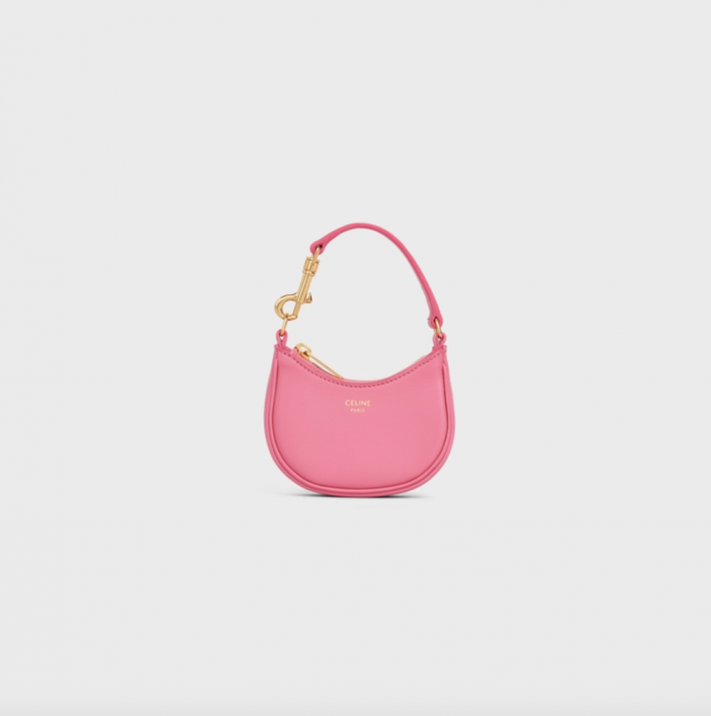 融化人心的小巧尺寸CELINE Micro Ava in Smooth Calfskin Flamingo。
