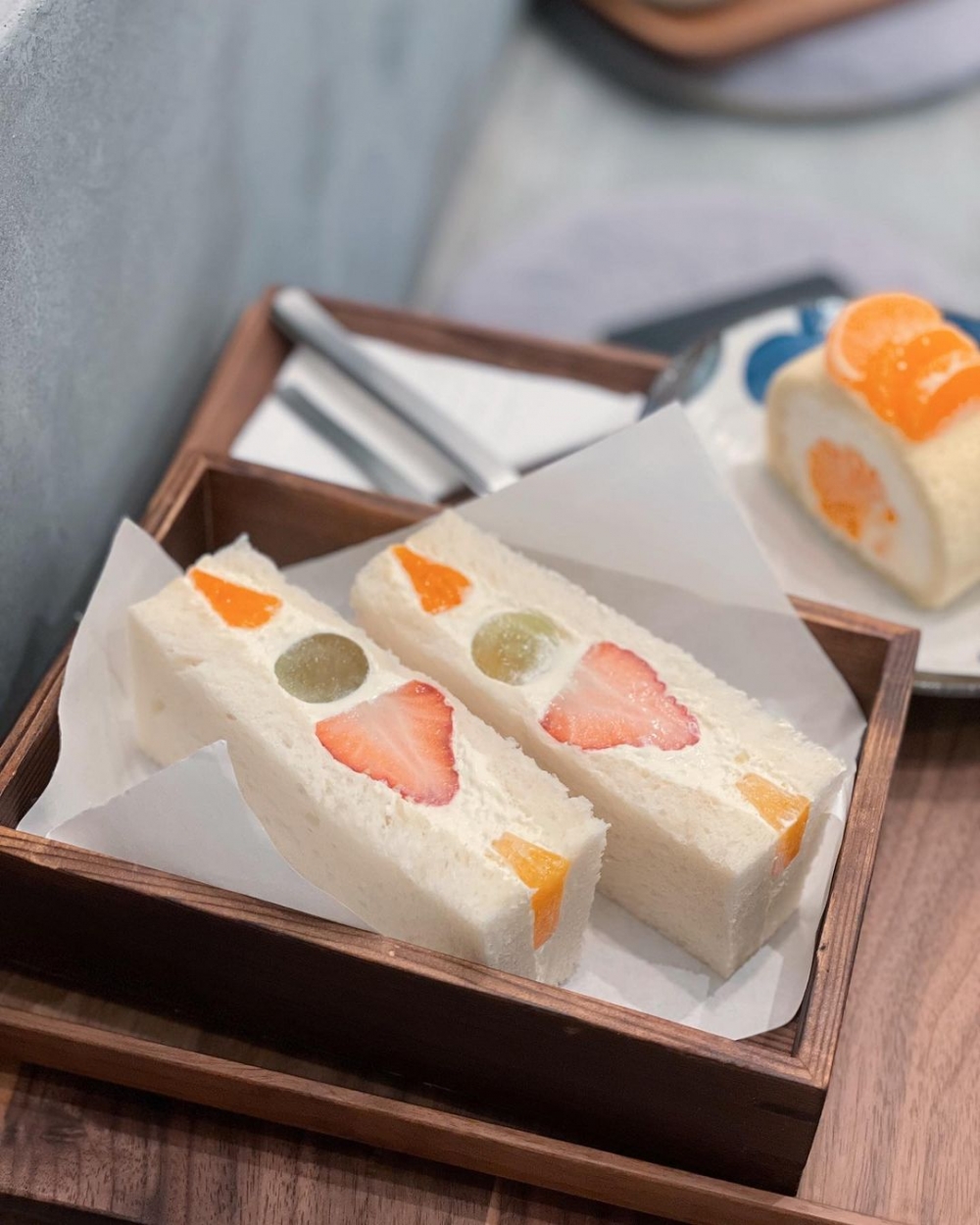 店內的Fruit Pillow鮮果忌廉三文治相當迷人。