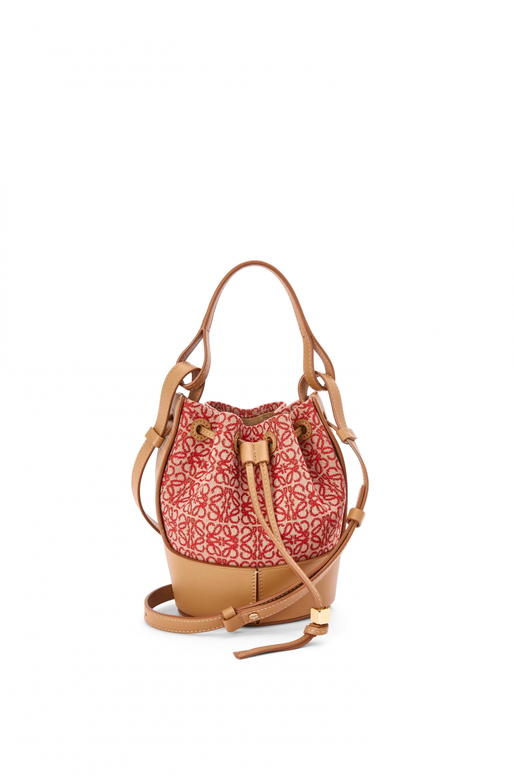 經典的Mini Balloon bag in Anagram jacquard and calfskin也推出了新的配色。