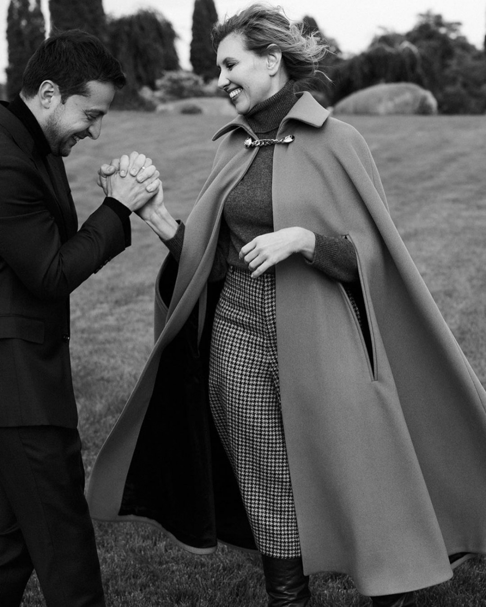 兩人同框的畫面相當甜蜜。