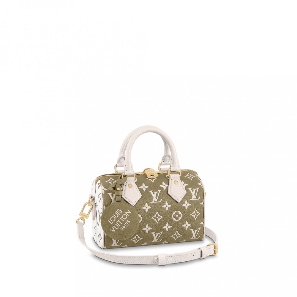 Louis Vuitton Speedy Bandoulière 20牛油果綠色。