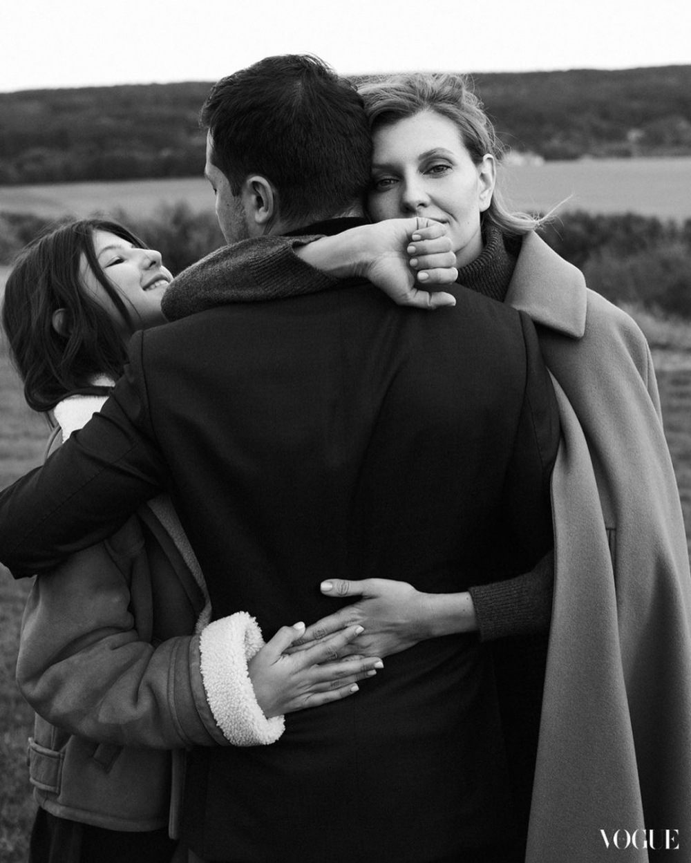 當時她曾與一家人一起登上烏克蘭《Vogue》。