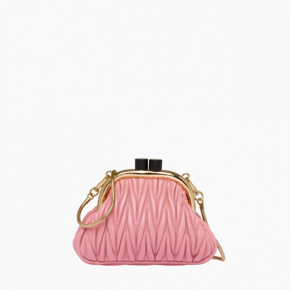 Miu Belle Nappa Leather Mini-Bag唯美調性。