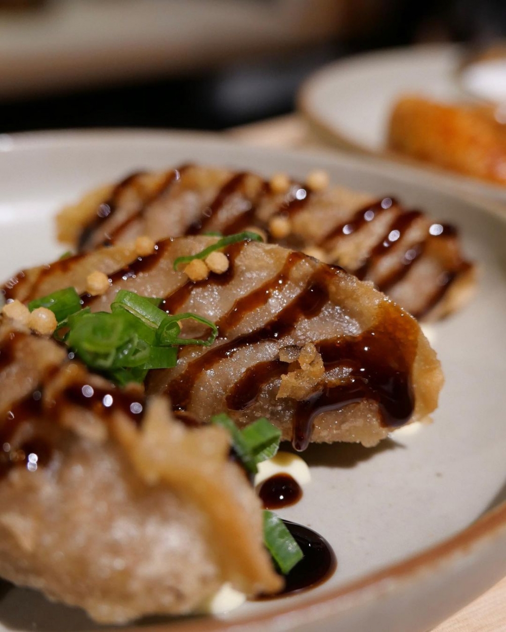 炸牛肉餃子,外觀格外吸引。