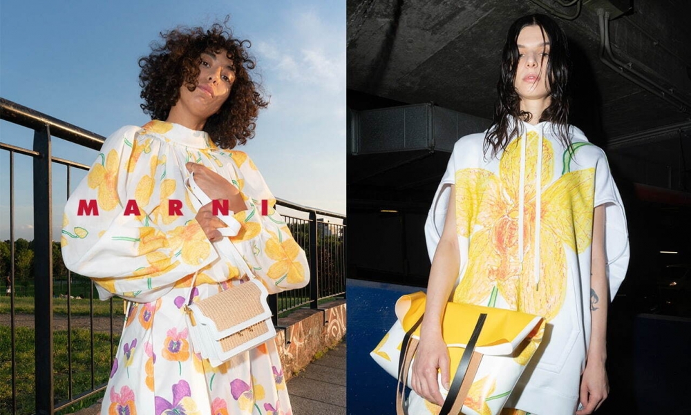 看見MARNI的形象照，總是一種奔放的自由狀態。