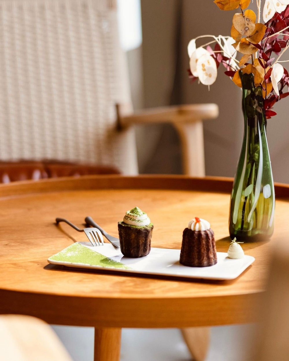 又或是點上一盤可麗露，感受幸福的滋味。