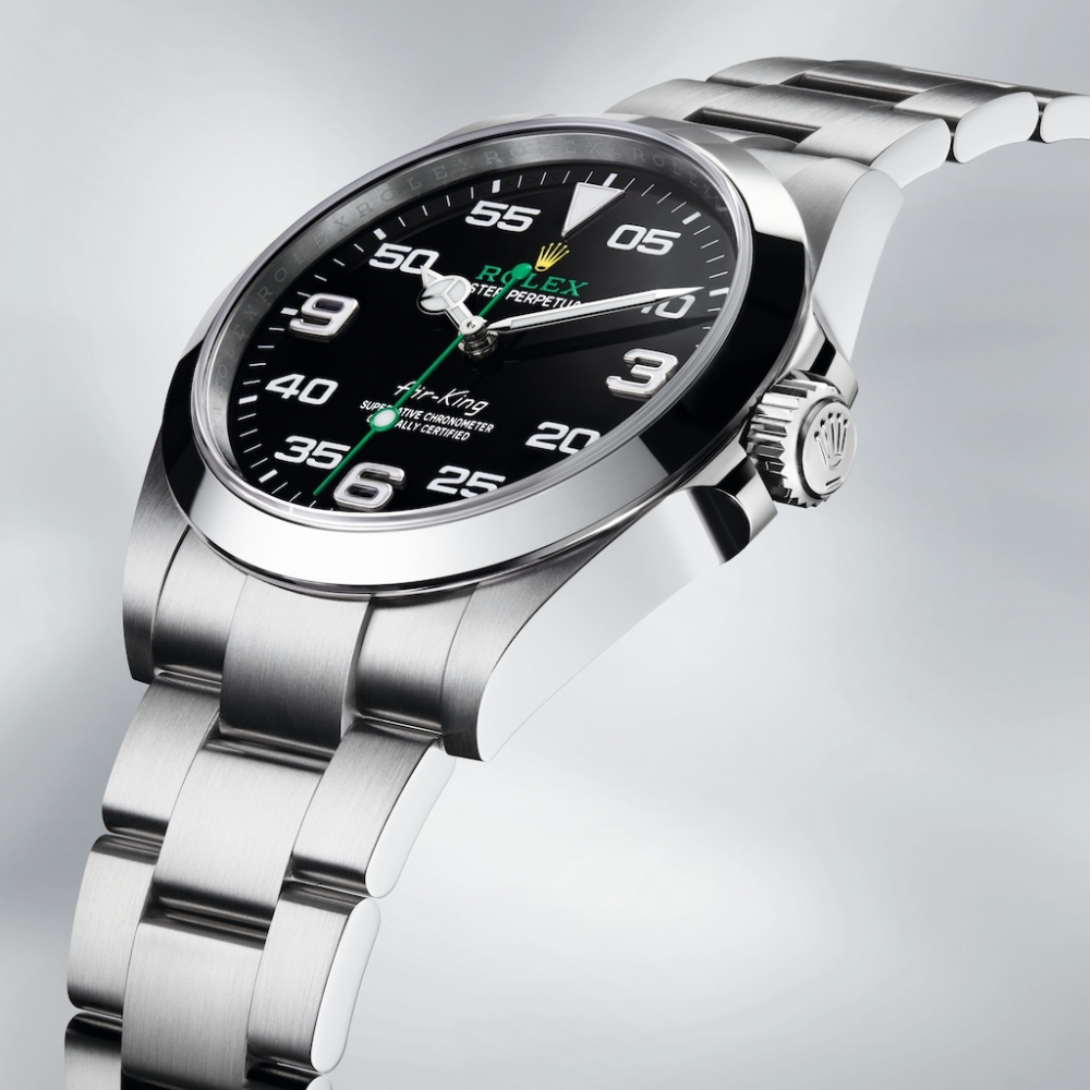這款有著經典地位的Oyster Perpetual Air-King,也是許多人的關注首選。