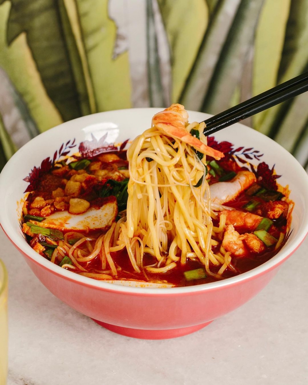 色香味俱全的美味叻沙也是必點的餐點。