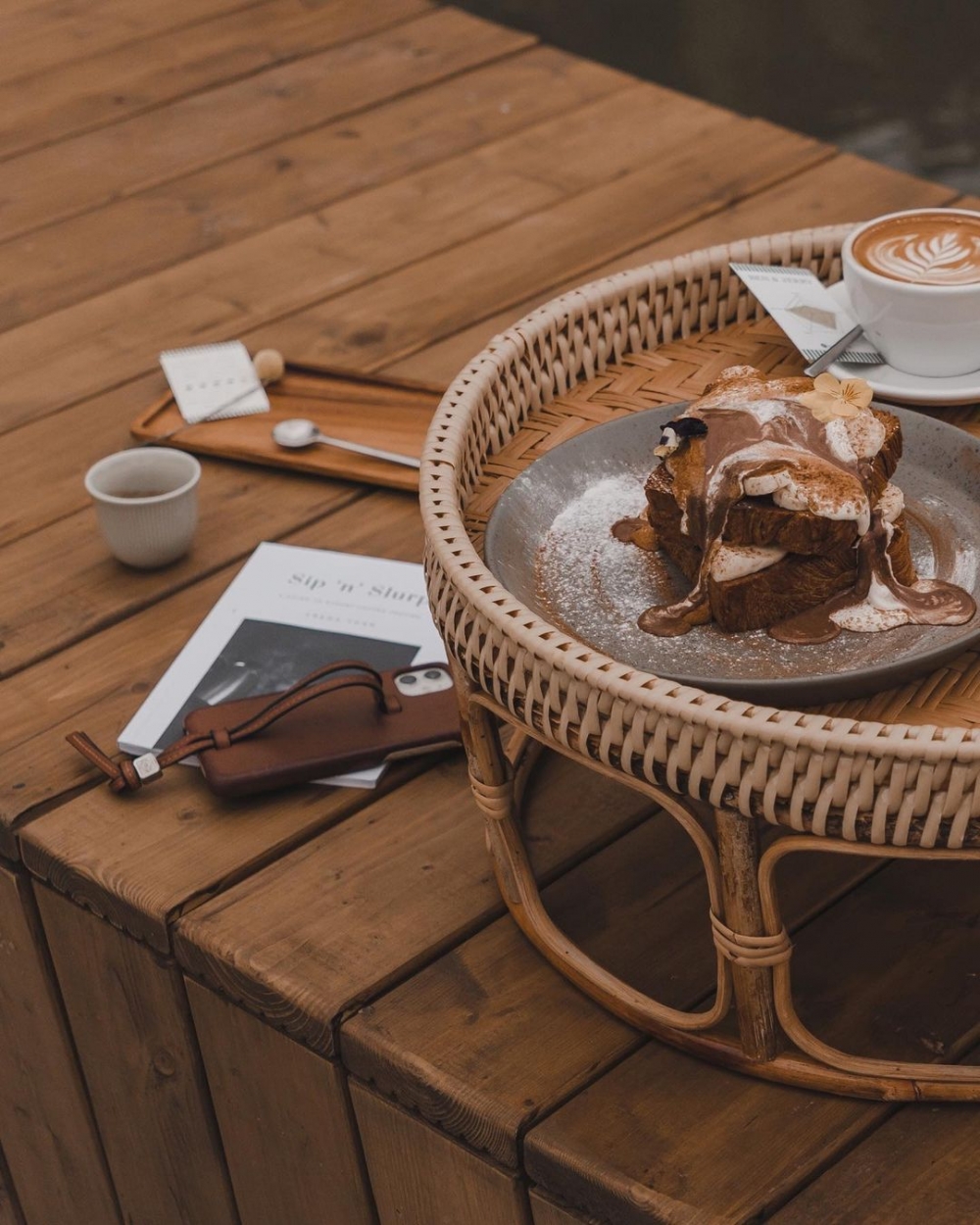 鹹點與甜點都能是你的桌上餐點。
