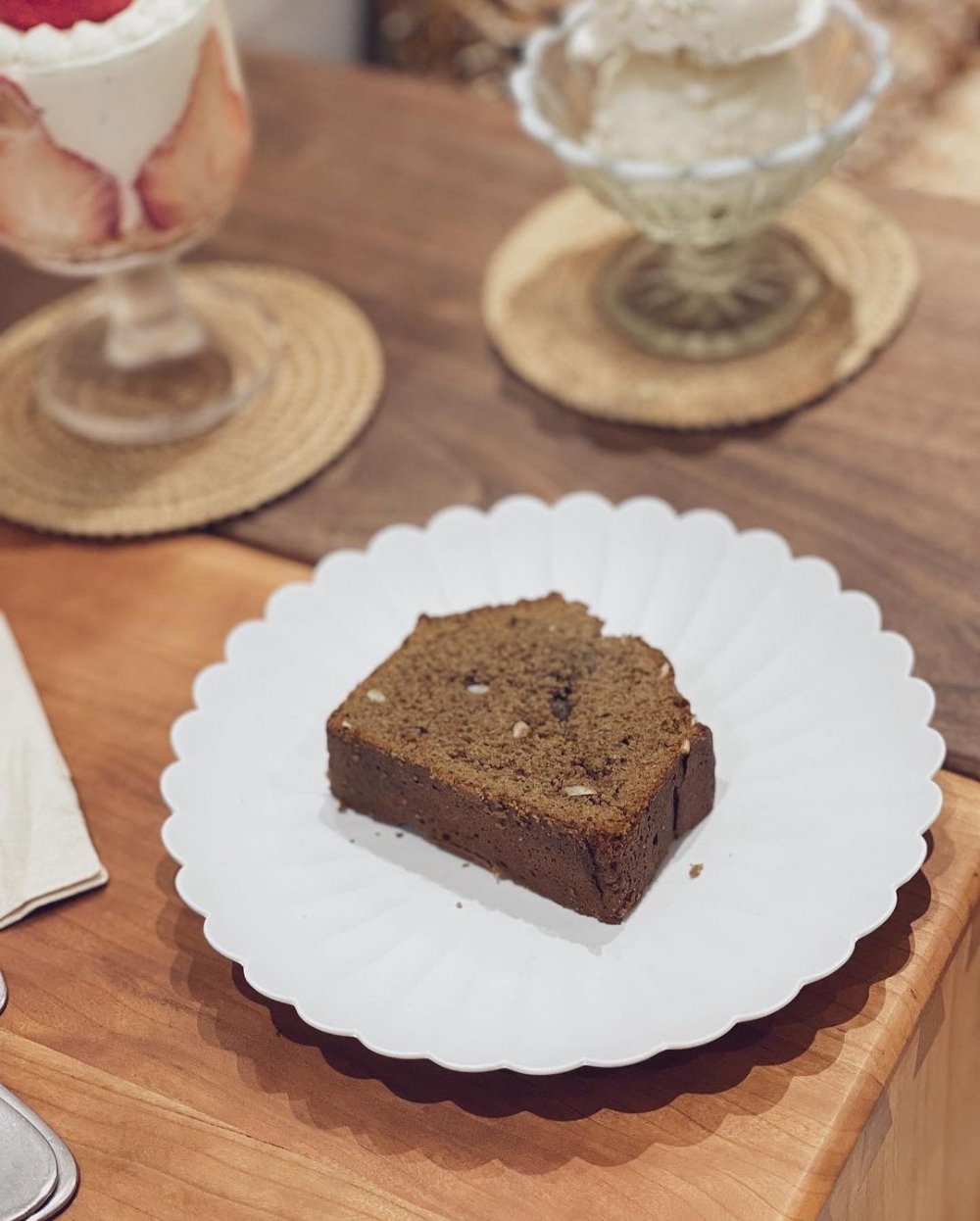 店內的甜品,能讓人感受到療癒之味。