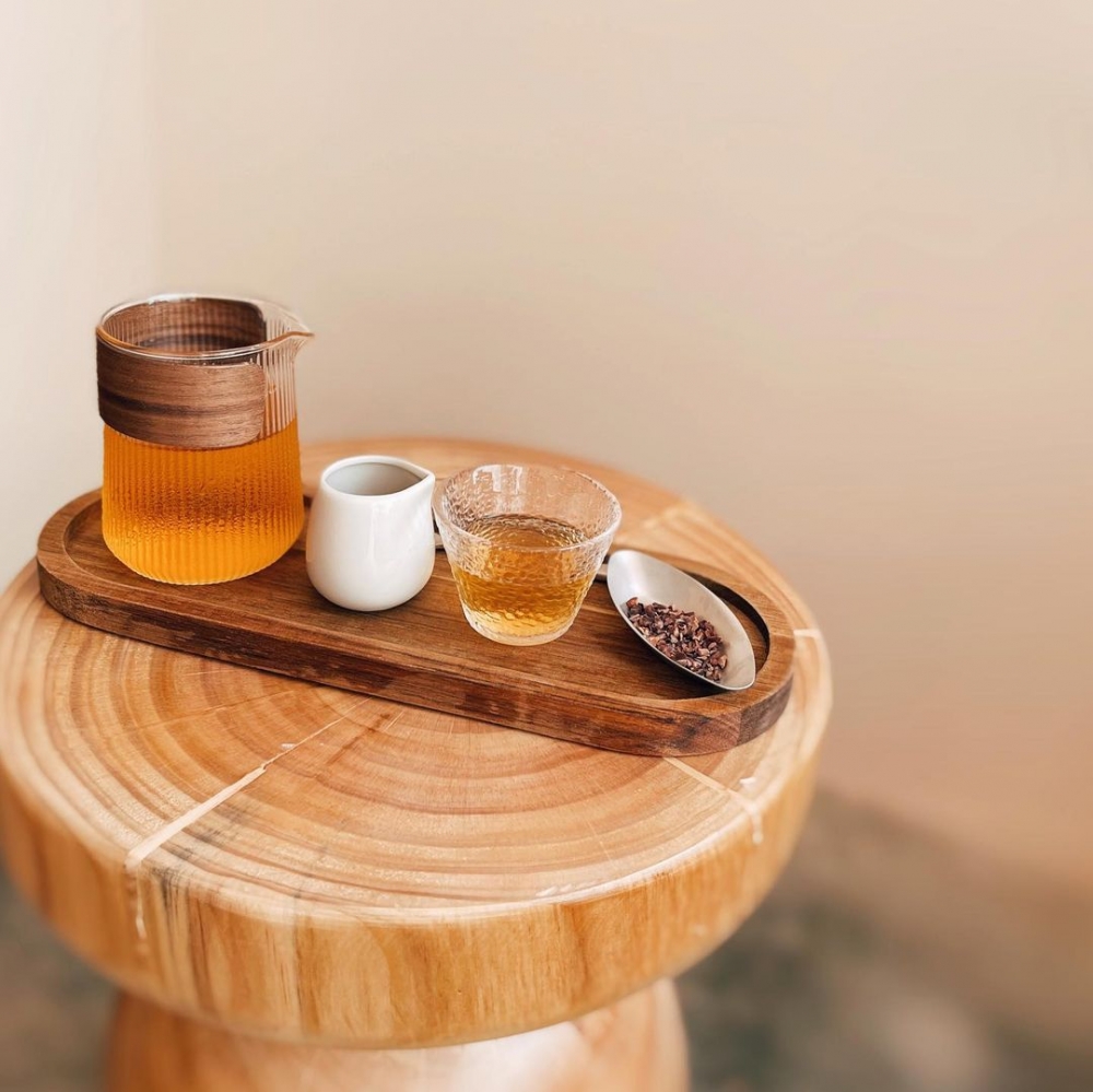 可可茶是在市面上較不常見的飲品。