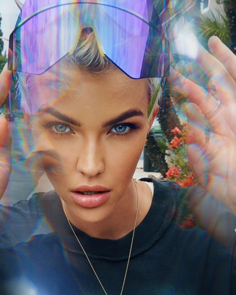 現時的Ruby即使在口罩日常下，肌膚仍力保不失，零痘水潤。