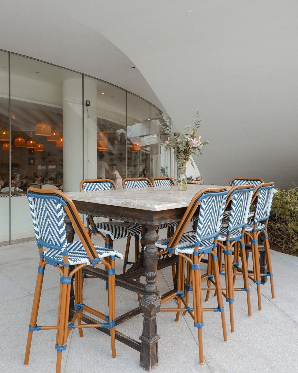 充滿度假情調的陳設元素，從各種角度捕捉都好看。