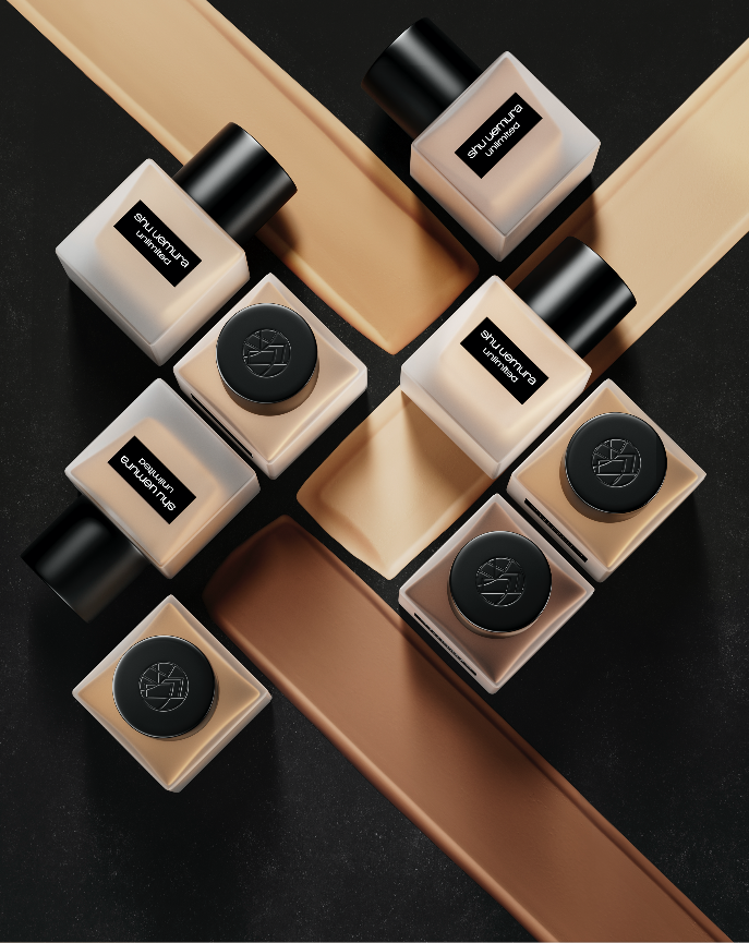 Shu Uemura unlimited無限輕透持妝粉底液,設20種色調選擇。