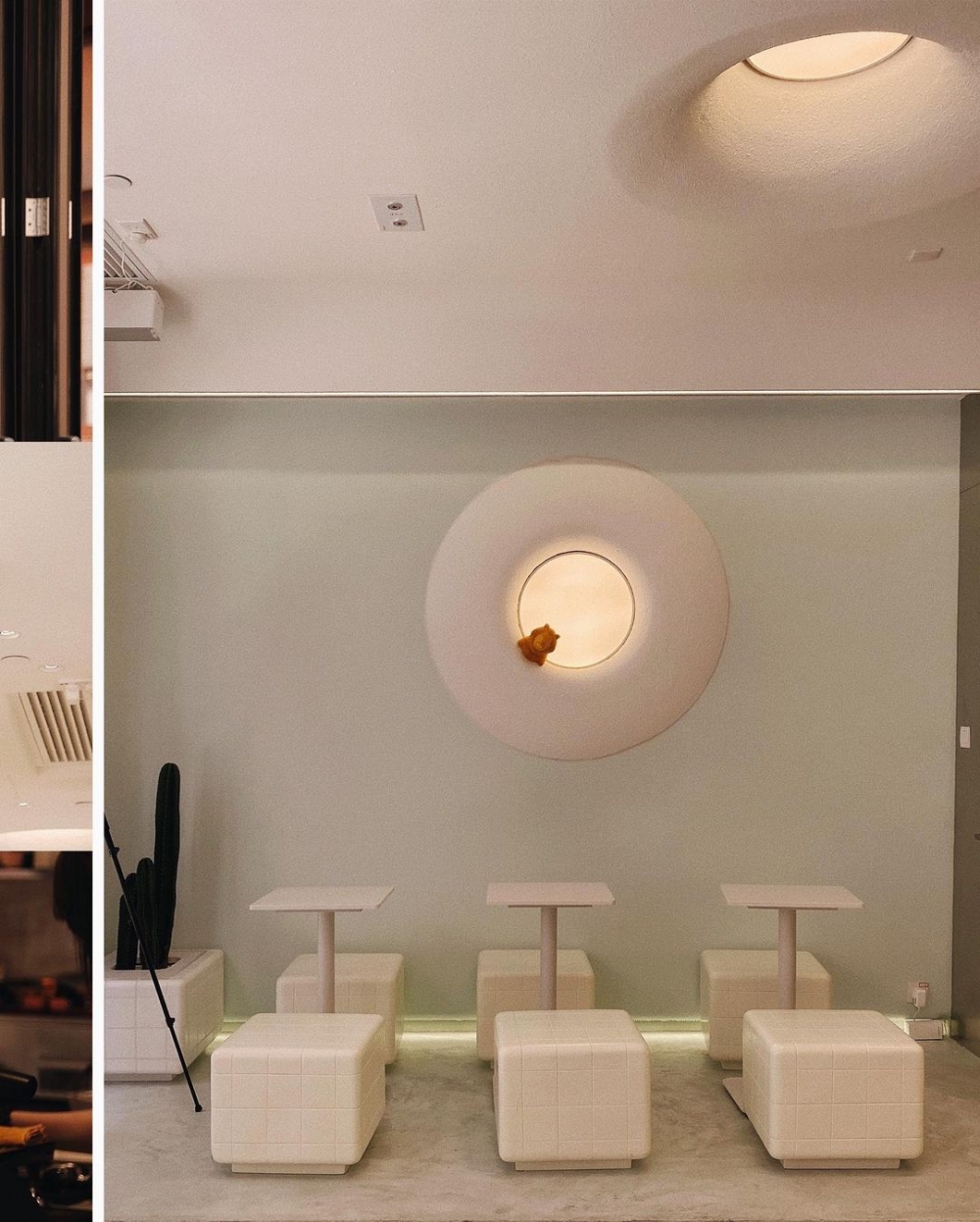 每位客人都能有自己專屬的用餐空間。