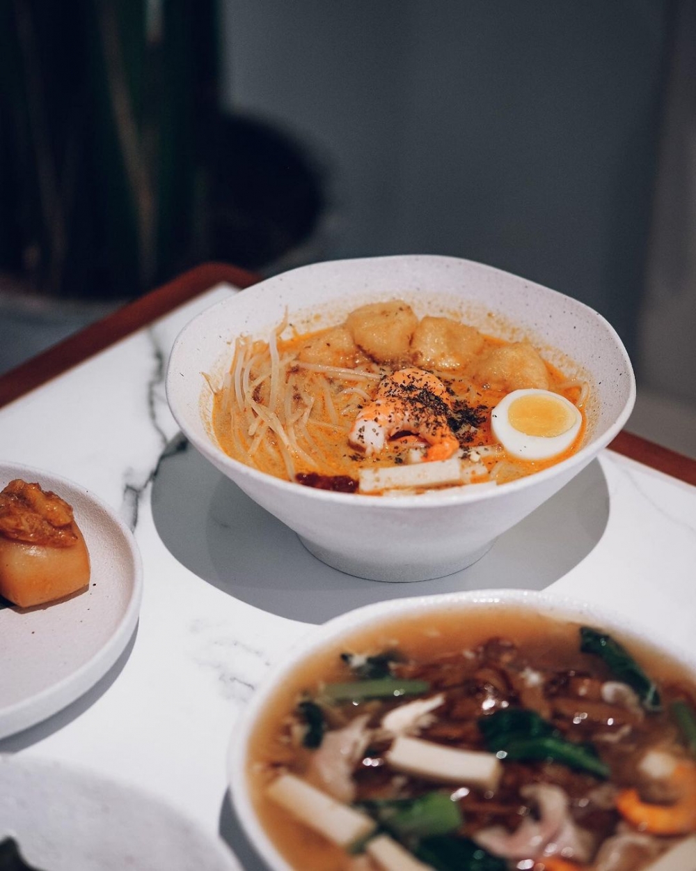 湯頭濃郁的新加坡叻沙。