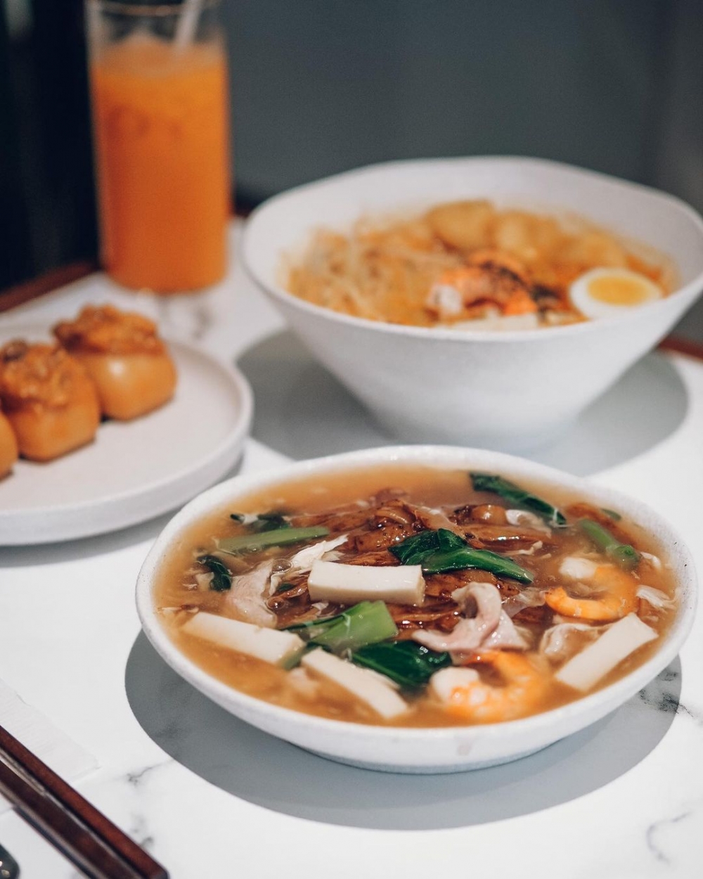 風味十足的滑蛋河。