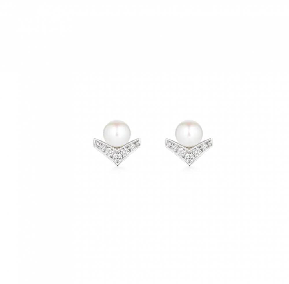 這款典雅的珍珠耳環Joséphine Aigerette Earrings,端莊又時髦。