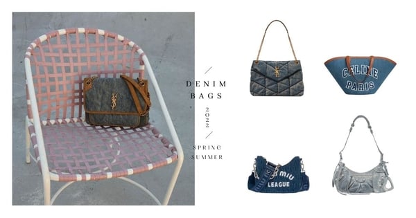 高級的牛仔演繹:Saint Laurent、CELINE、Balenciaga推出春夏款式手袋,以丹寧作為改造!