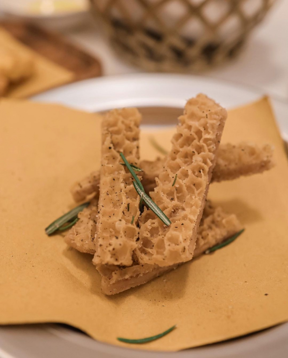"Trippa Fritta" fried honeycomb tripe