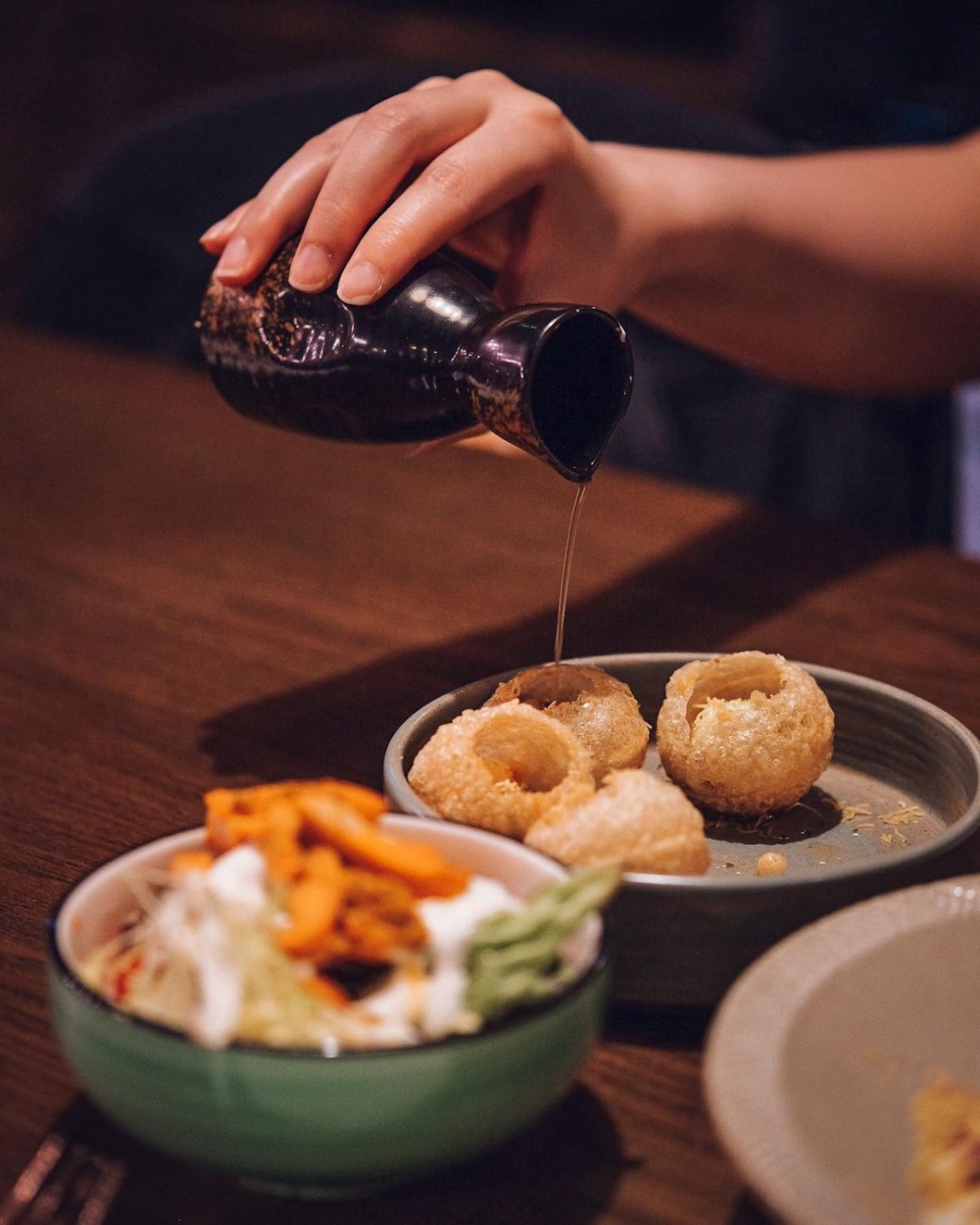 印度小點Pani Puri With Jal。