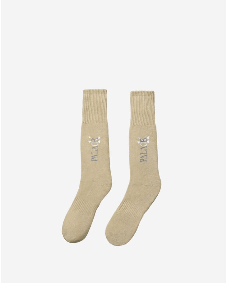 米色的CK1 Palace Socks。