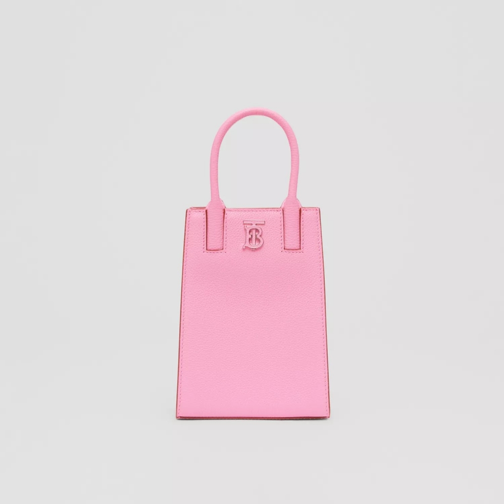 Burberry Micro Grainy Leather Frances Tote
