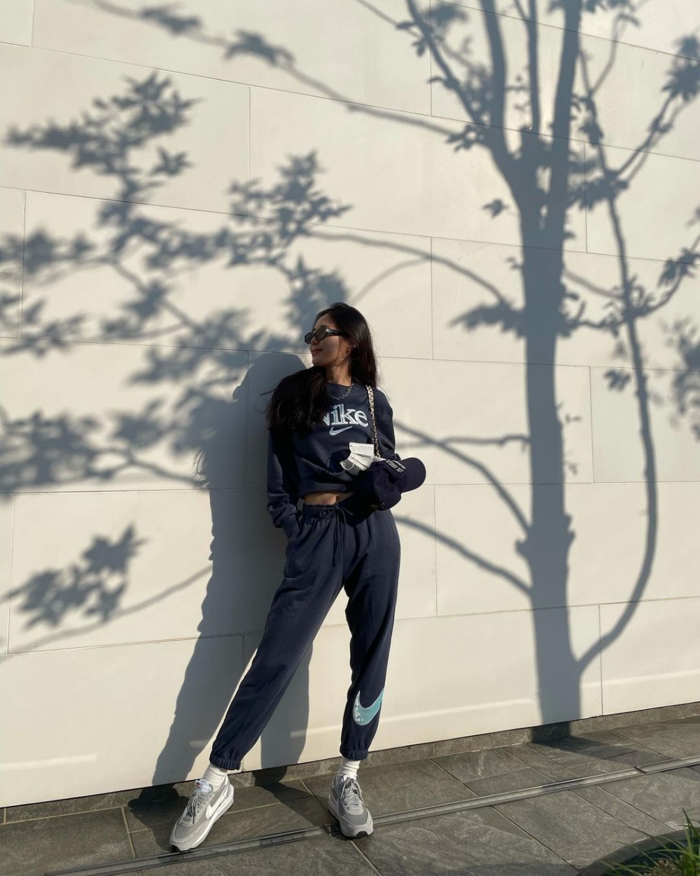 衛衣套裝不顯得隨便。