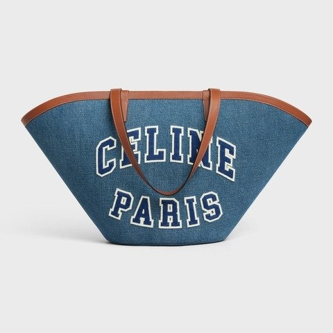CELINE Large Couffin in Denim