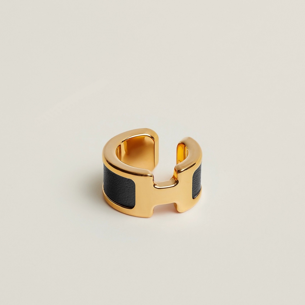 Hermès Olympe Ear Cuff金色金屬。